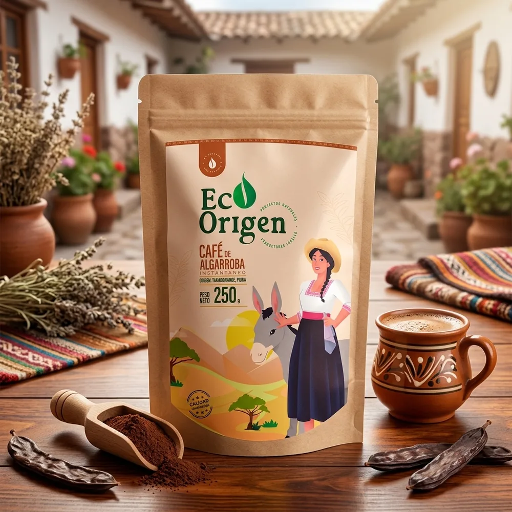 Café de algarroba instantáneo Eco Origen 250 g