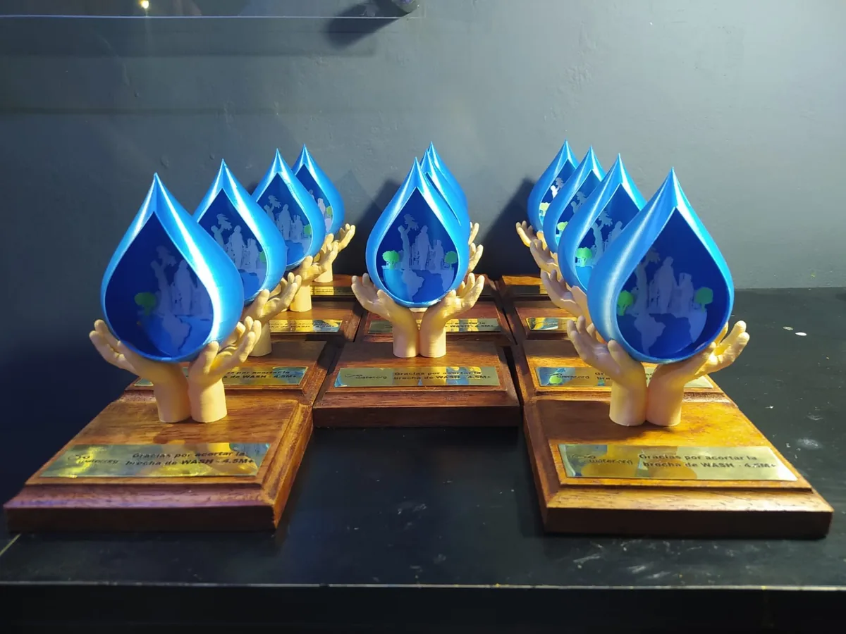 Trofeos gota de agua